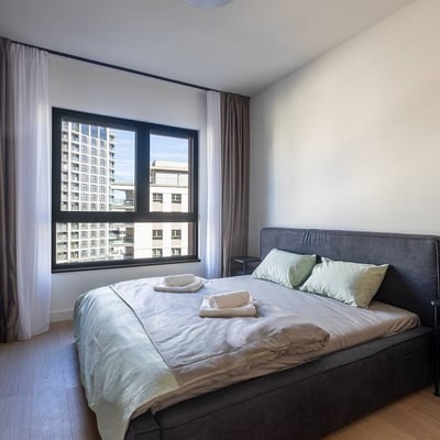 Rental of a new 2-room apartment, 57 m², BW King’s Park, Belgrade Waterfront, Belgrade, Serbia